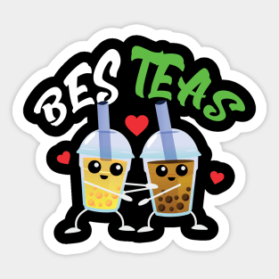 Bubble Milk Tea Lover Gift for Friends  Best Teas Sticker